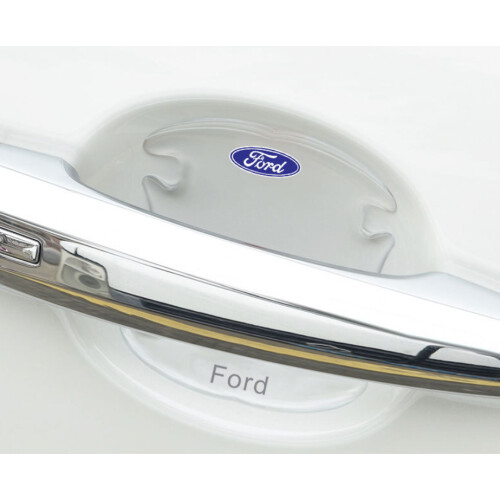 (FORD) 4Pcs Clear Car Door Handle Films Sticker Protector