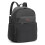 Miss Lulu (black) Canvas Lightweight Casual School Backpack 2