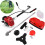 Petrol Backpack Brush Cutter Strimmer Grass Trimmer Garden 52cc 2 Stroke Kit 3