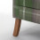 (Green) Wingback Fireside Armchair Tartan Fabric 4