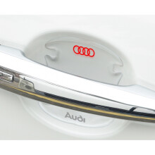 (AUDI) 4Pcs Clear Car Door Handle Films Sticker Protector