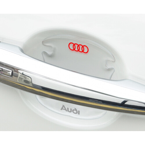 (AUDI) 4Pcs Clear Car Door Handle Films Sticker Protector