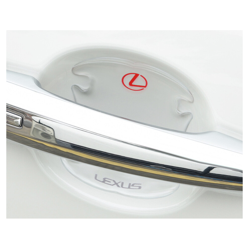 (LEXUS) 4Pcs Clear Car Door Handle Films Sticker Protector