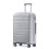 (grey, 24-inch) 20/24/28 inch Multi Texture Hard Shell PP Suitcase Classic Collection With TSA Lock 3