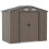 Outsunny Outsunny Garden Shed Storage Unit w/ Locking Door Foundation Vent Brown 1