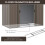 Outsunny Outsunny Garden Shed Storage Unit w/ Locking Door Foundation Vent Brown 6