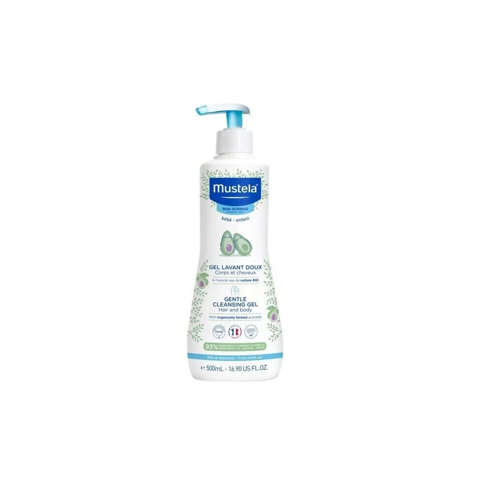 Mustela Baby Gentle Cleansing Gel For Hair & Body 500 mL