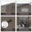 Outsunny Outsunny Garden Shed Storage Unit w/ Locking Door Foundation Vent Brown 5
