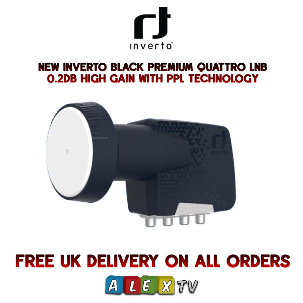 Inverto 0.2Db Premium Quattro Universal 40Mm Pll Lnb Uln+ For Multiswitches 5453002613276