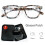 (+4.5) Reusable Bifocal Reading Glasses Stick-On Lenses 2