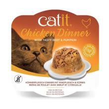 Catit Chicken Dinner Cats Best Food (Beef & Pumpkin, 80 g)