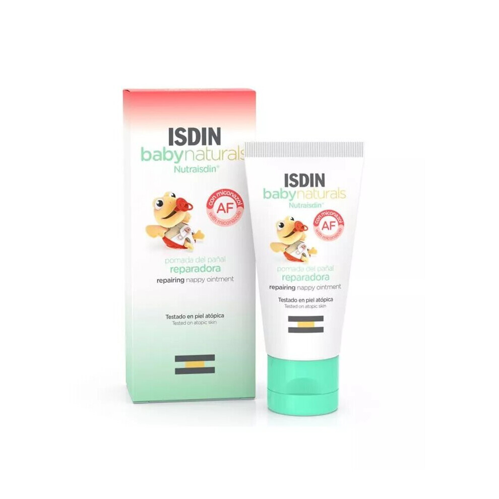 Isdin Baby Naturals AF Repairing Nappy Ointment Repairs and soothes fragile skin 50mL