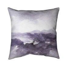 Begin Home Decor 5541-2626-AB72 26 x 26 in. Purple Cloud-Double Sided Print Indoor Pillow