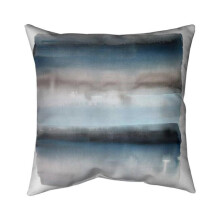 Begin Home Decor 5541-2626-AB58 26 x 26 in. Blue Stripes-Double Sided Print Indoor Pillow