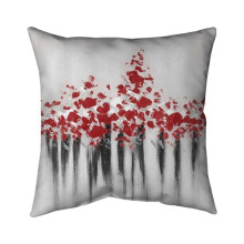 Begin Home Decor 5541-2626-AB33-1 26 x 26 in. Falling Red Dot-Double Sided Print Indoor Pillow