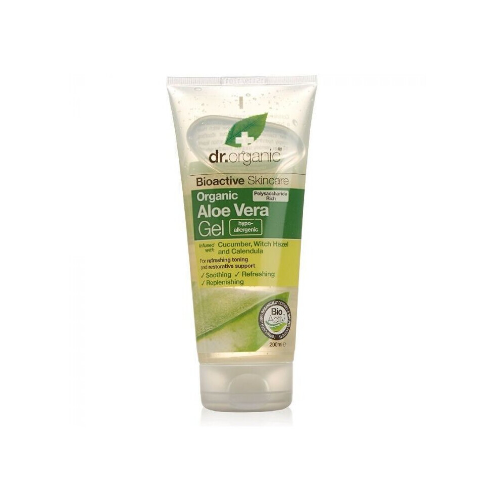 Dr. Organic Aloe Vera Cucumber Gel cucumber extracts hydration & cooling relief 200mL