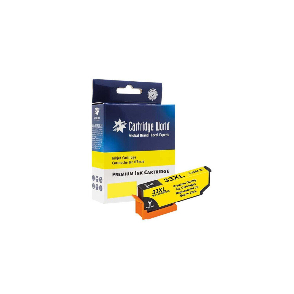 Compatible with Epson 33XL Yellow Inkjet Cartridge (C13T33644010)