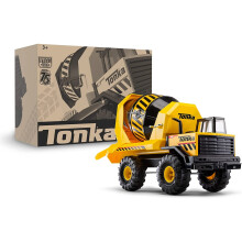 Tonka Steel Classics Mighty Cement Mixer - Vyroben   z ocele a pevn  ho plastu   lt   stavebn   auto pre chlapcov a dievcat  , deti a batolat  .