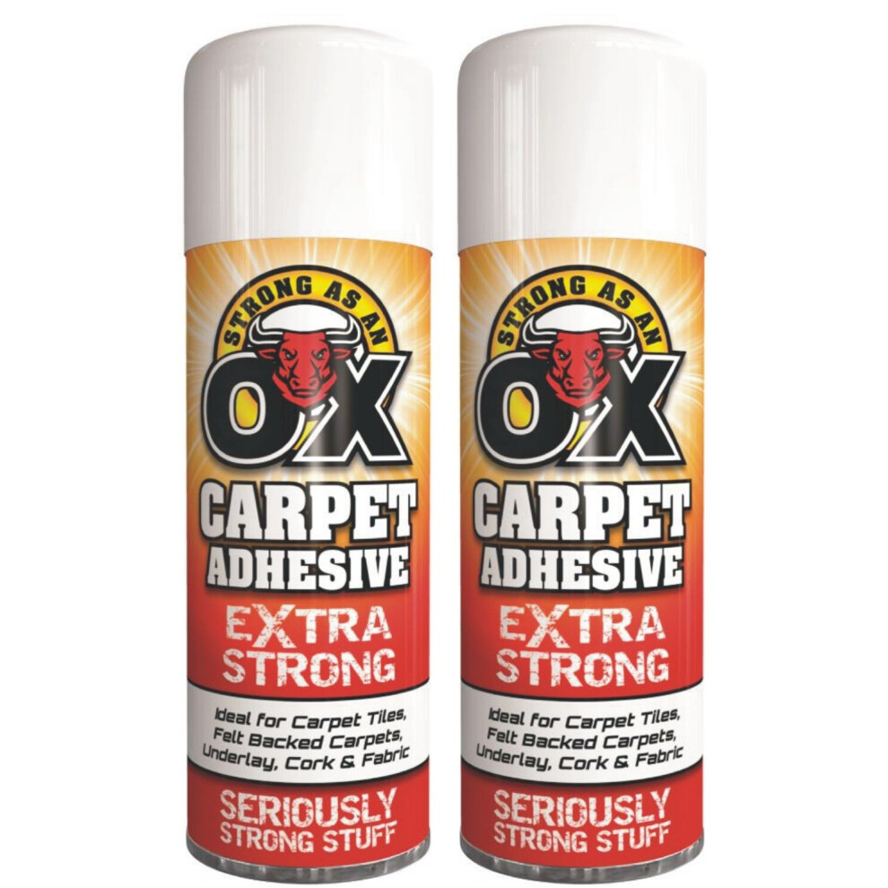 2x500ml MultiPurpos Spray Adhesive Glue Paper Craft Carpet Fabric Foam