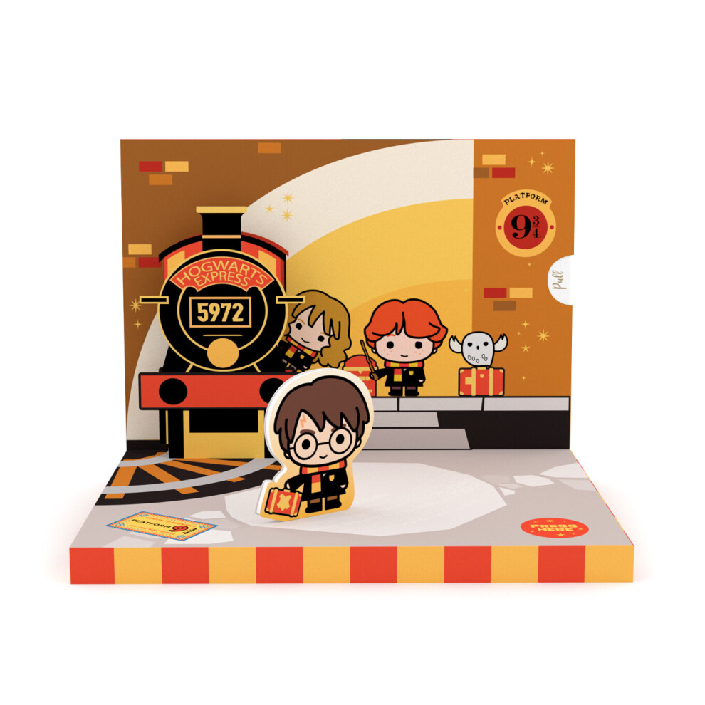 Harry Potter Hogwarts Express Music Box Birthday Card Dancing Musical Cards