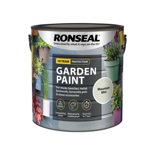 Ronseal Ronseal Garden Paint 2.5L Mountain Mist 1