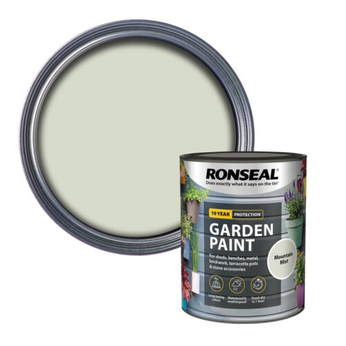 Ronseal Ronseal Garden Paint 750ml Mountain Mist 1