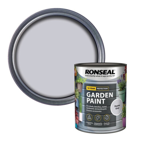 Ronseal Ronseal Garden Paint 750ml Pewter Grey