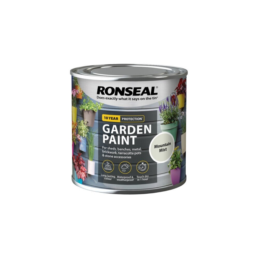 Ronseal Garden Paint 250ml Mountain Mist