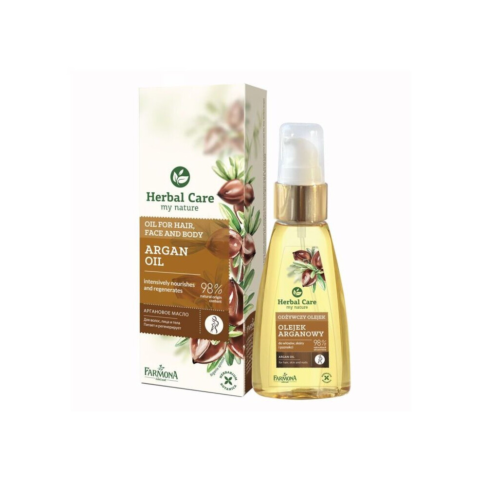 Farmona Herbal Care Nourishing Argan Oil For Hair, Skin And Nails 55ml