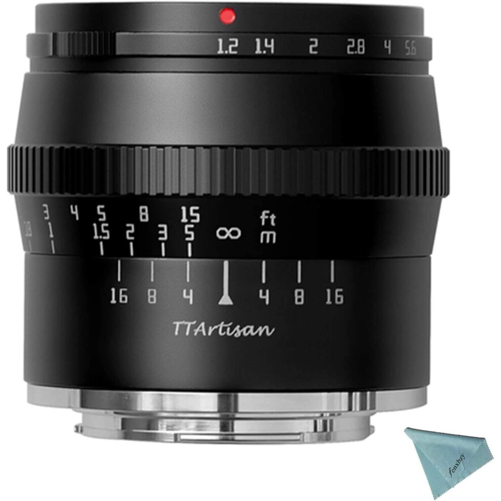 Ttartisan 50Mm F1.2 Aps-C Manual Focus Lens For Panasonic, Olympus Micro M4/3 Mirrorless Cameras 712350111779