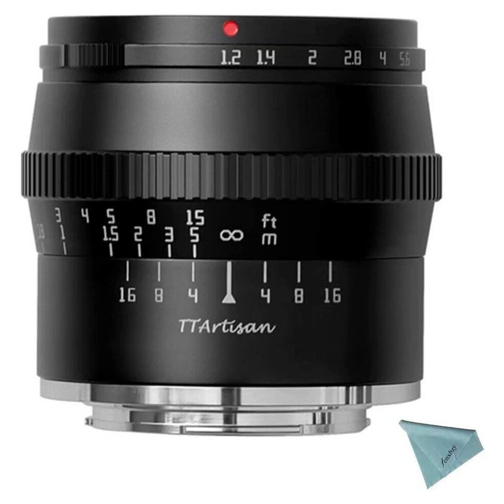 Ttartisan 50Mm F1.2 Aps-C Manual Focus Lens Compatible With Fuji X Mount Camera 652722892755
