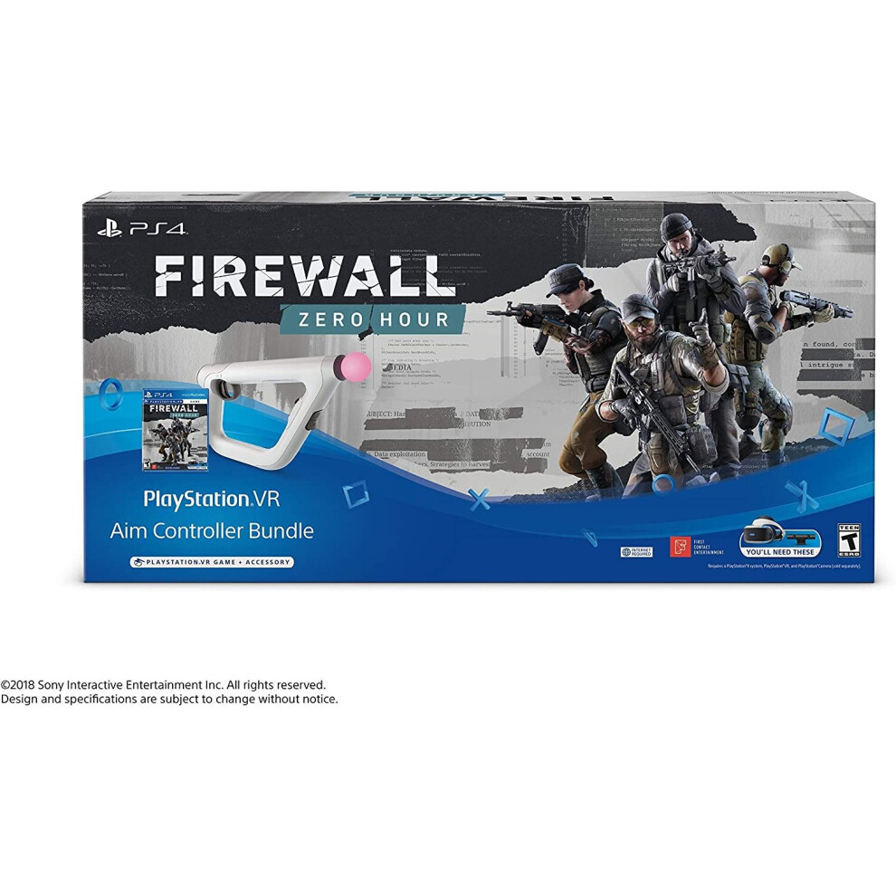 Sony Playstation Vr Aim Controller - Firewall Zero Hour Bundle - Psvr - Playstation 4