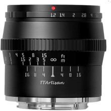 TTArtisan 50mm F1.2 APS-C Cameras Lens Manual Focus MF Compatible with Olympus, Lumix, M43 Mount M4/3 Mount Camera