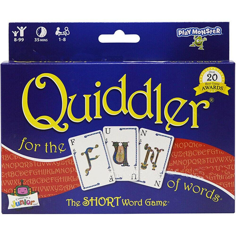 Card Games Quiddler Board Games Party Entertainment Game Solitaire