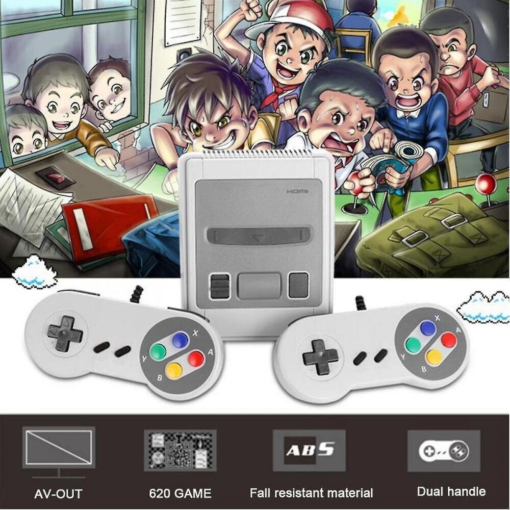 Retro Mini Tv Game Console Builtin 620 Classic Games Snes Game Console