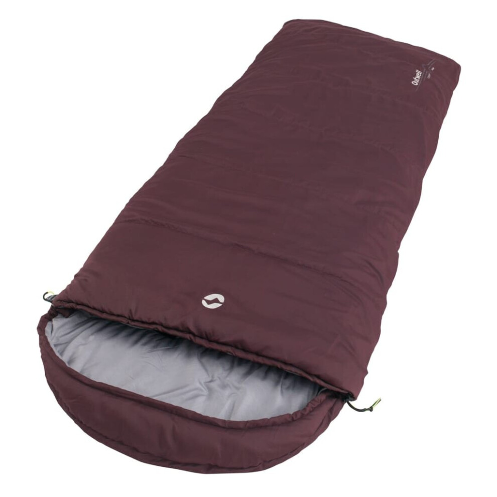 Outwell Sleeping Bag Outdoor Camping Hiking Bag Campion Lux Left-Zipper Purple