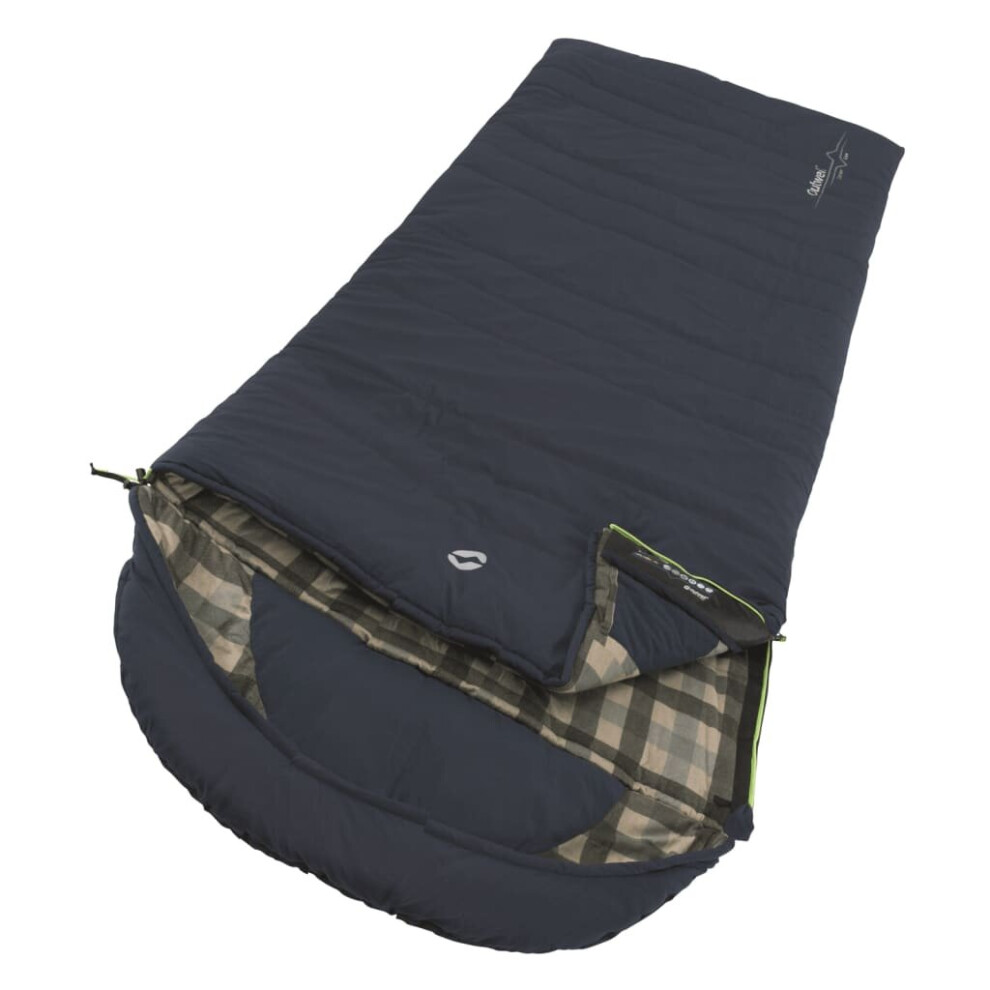 Outwell Sleeping Bag Camping Sleeping Bag Camper Lux Right-Zipper Deep Blue