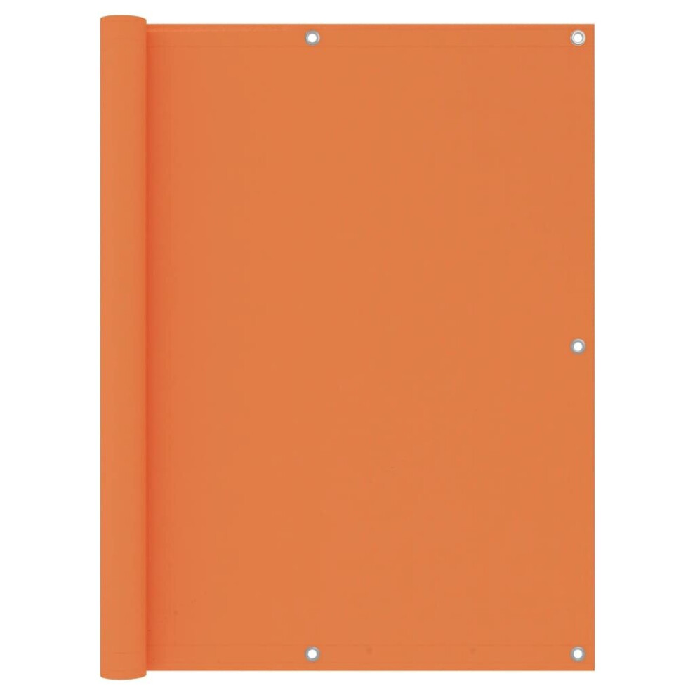 Vidaxl Balcony Screen Orange 120X500 Cm Oxford Fabric Protective Privacy Fence
