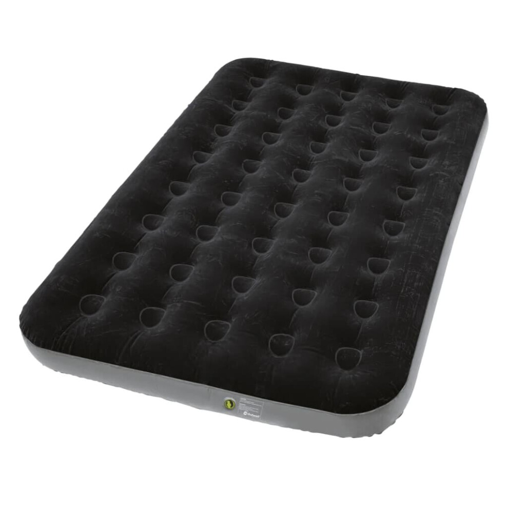 Outwell Air Mattress Camping Airbed Sleeping Mat Classic Double Black and Grey