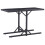 VidaXL vidaXL Gartentisch Schwarz 1105372 cm Glas und Poly Rattan 1