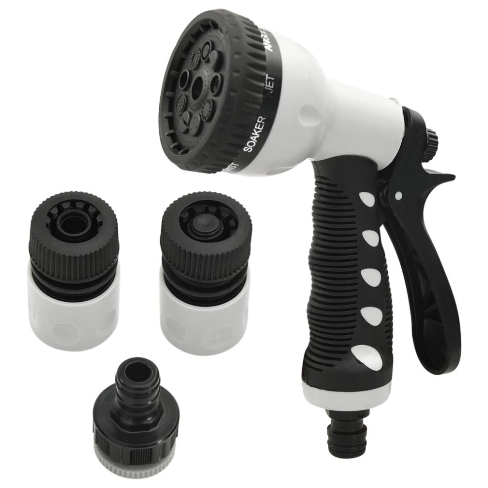 vidaXL 9 Function Garden Spray Gun Set Water Sprayer Outdoor Hose Connect Kit