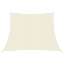vidaXL Sonnensegel 160 g/m² Creme 3/4x2 m HDPE