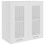 VidaXL vidaXL Kitchen Cabinet White Engineered Wood Kitchen Storage Shelf Organiser 1