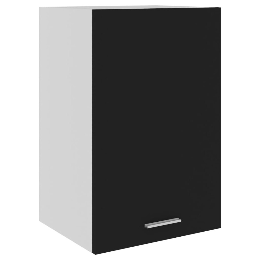 Vidaxl Kitchen Cabinet Engineered Wood Kitchen Storage Shelf Organiser Black