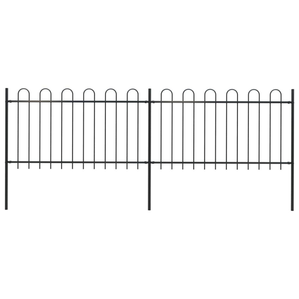 vidaXL Garden Fence Hoop 3.4x1m Outdoor Panels Barrier Border