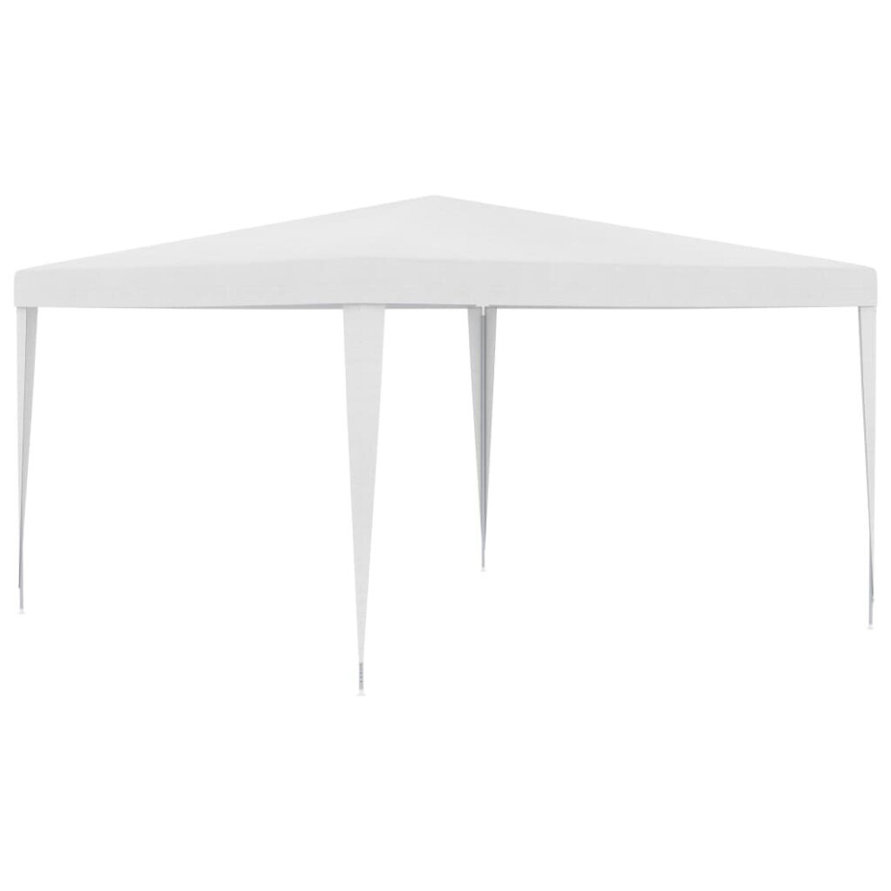 vidaXL Party Tent 4m White Outdoor Garden Canopy Gazebo Pavilion Marquees