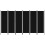 VidaXL vidaXL 6-Panel Room Divider Black 300x180 cm Wall Partition Screen Separator 1