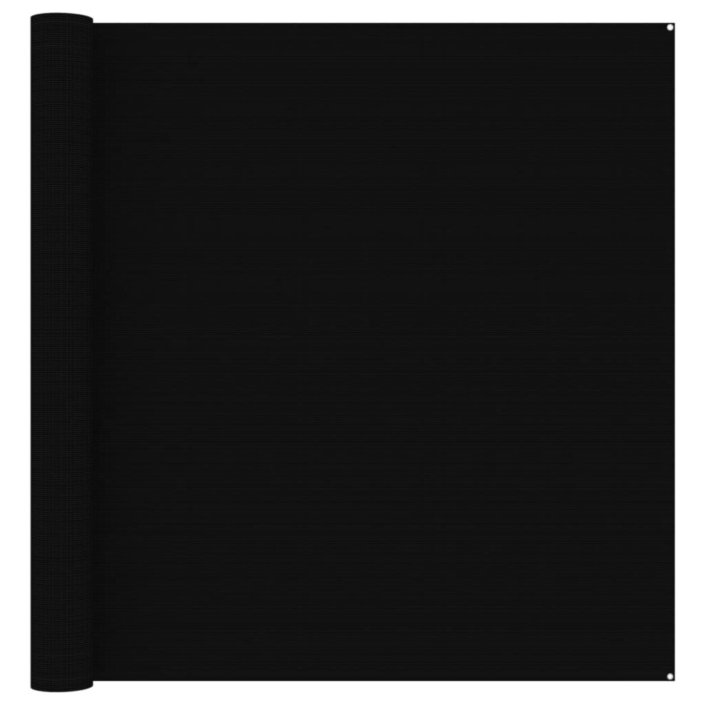 Vidaxl Tent Carpet 300X500 Cm Black Camping Tool Outdoor Rug Patio Hiking Mat