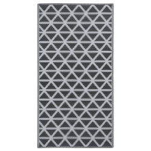 vidaXL Outdoor Carpet ARAKIL Black 160x230 cm PP Balcony Rug Outdoor Blanket
