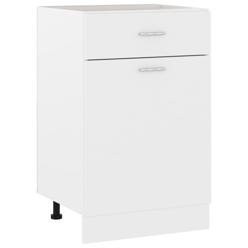 VidaXL vidaXL Kitchen Cabinet White Engineered Wood Kitchen Storage Shelf Organiser